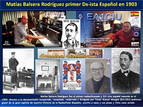 Matias Balsera Rguez 1er Radoaficionado Dxista españo podcast